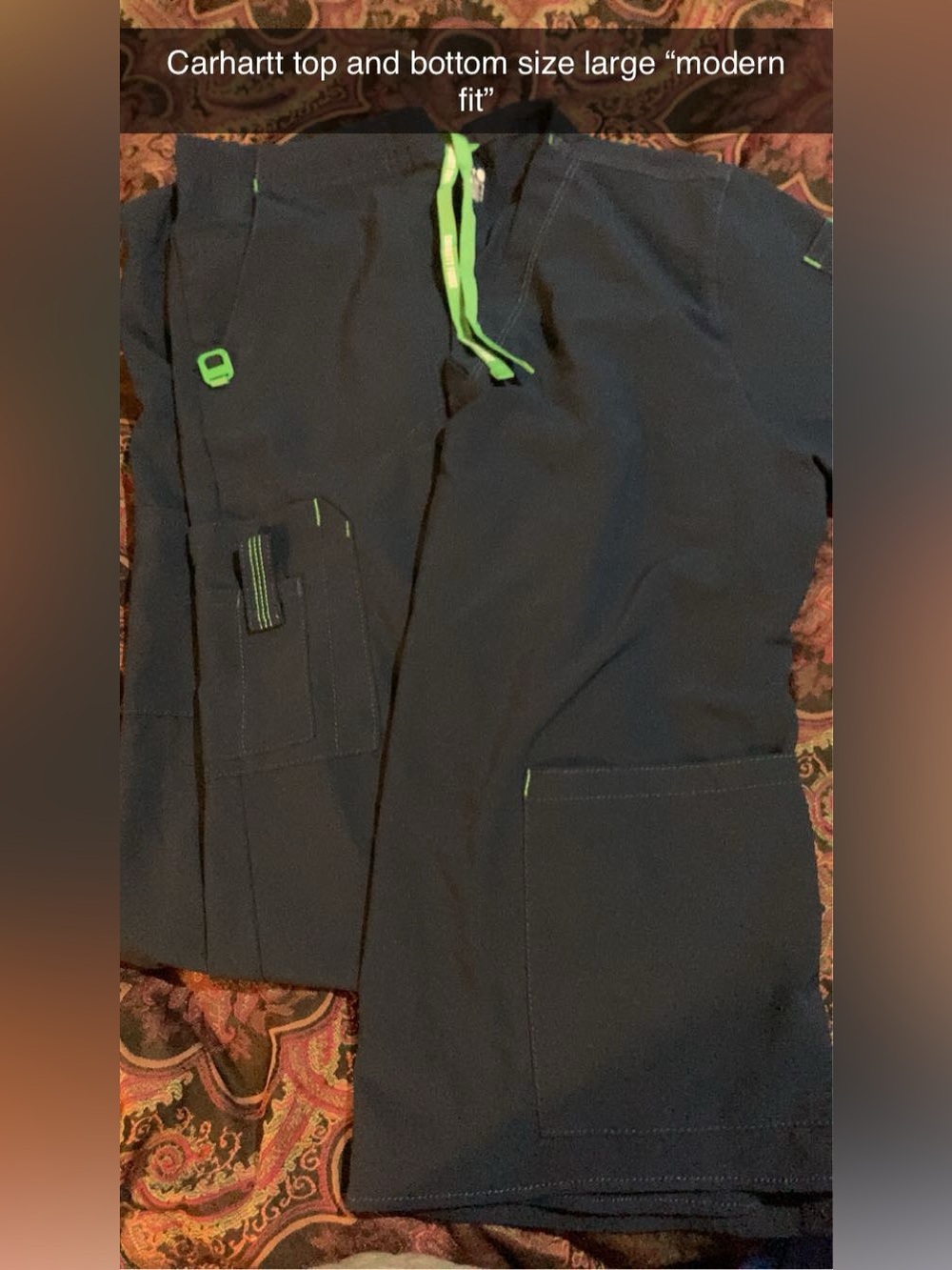 Carhartt medical scrub set